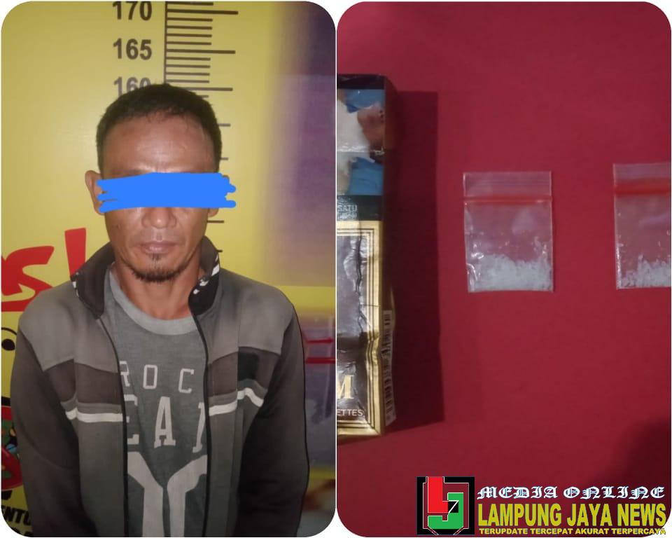 Kedapatan Membawa Narkoba Jenis Sabu, JD (42) ditangkap Polisi