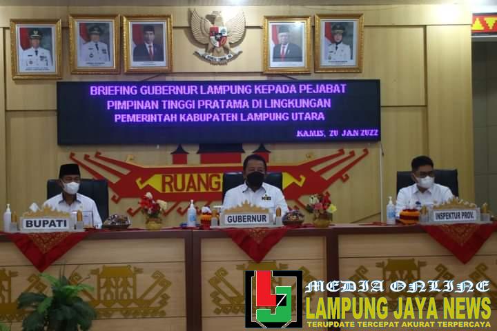 Kunjungan Kerja Ke Kabupaten Lampung Utara, Gubernur Arinal Tekankan ASN Agar Patuhi Peraturan