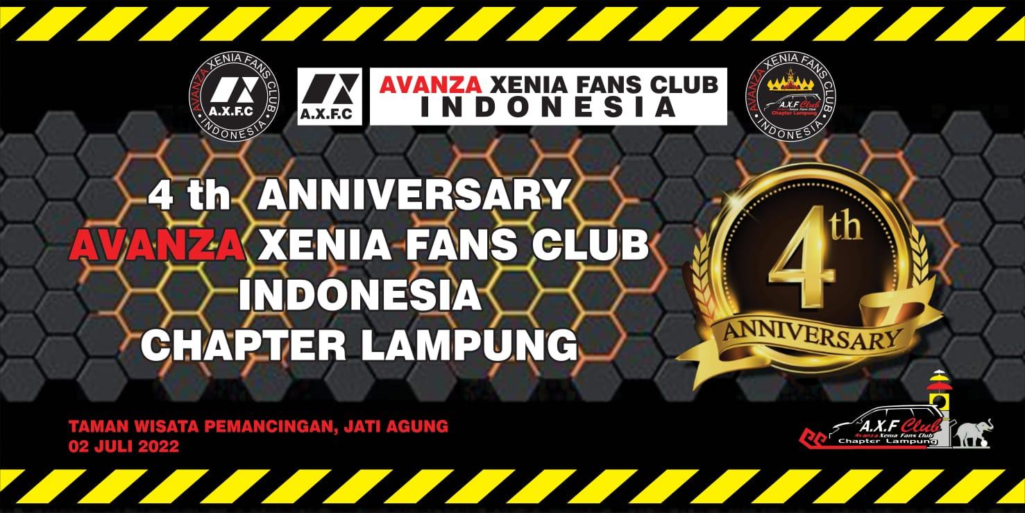 Gelar Kopdar Wajib, AXFC Chapter Lampung Rayakan Anniversary Yang Ke-4 Tahun