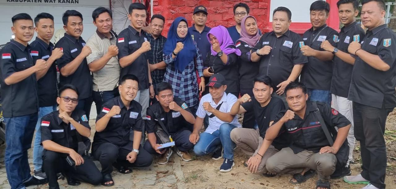 Di Hadiri Kabid Humas Polda Lampung Saat Pelantikan, SMSI Way Kanan Siap Bersinergi Dengan Kepolisian