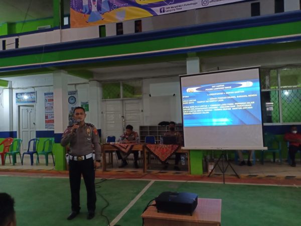 Polres Lampung Timur Gelar Safety Ridding dan Kampanye Keselamatan di SMK Ma'arif NU 1