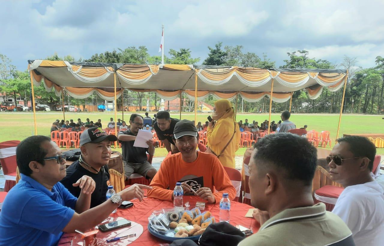 Para Peserta Offroad Raden Jambat III Dari Berbagai Daerah, Mulai Padati Lapangan Korpri Pemerintah Daerah Way Kanan