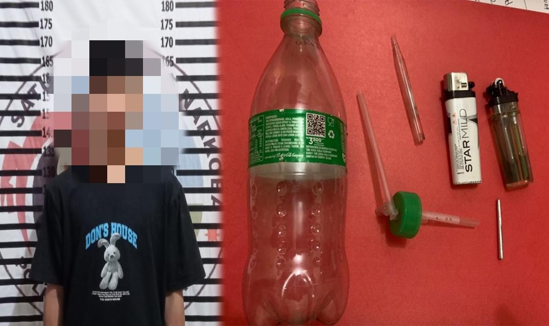 Diduga Sedang Asyik Konsumsi Narkotika, Seorang Pemuda Ditangkap Polres Tulang Bawang