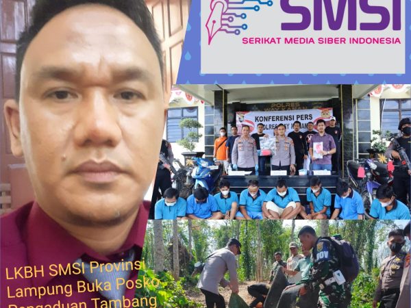 LKBH SMSI Provinsi Lampung Buka Posko Pengaduan Terkait Tambang Emas Liar Di Way Kanan