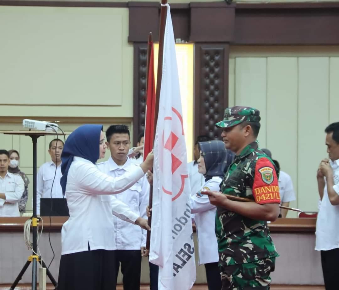 Ketua PMI Provinsi Lampung, Riana Sari Arinal Lantik Winarni Nanang Ermanto Sebagai Ketua PMI Lampung Selatan