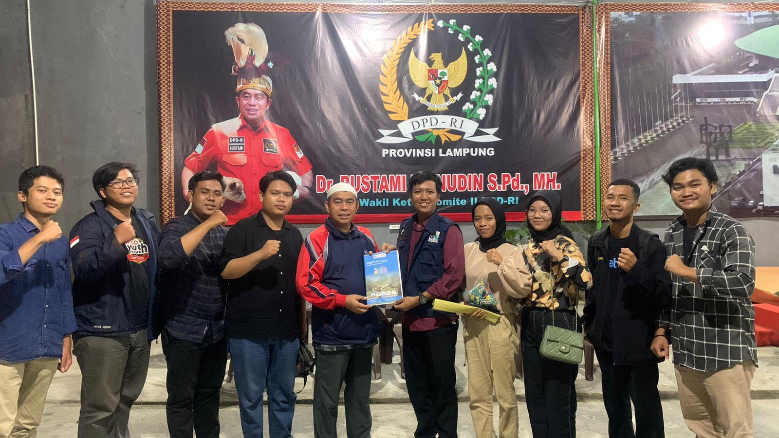 Wakil Ketua Komite II DPD-RI, Dr. Bustami Zainudin, S.Pd.,MH, Dukung Kegiatan Pendidikan Pelajar Lampung Expo 2022