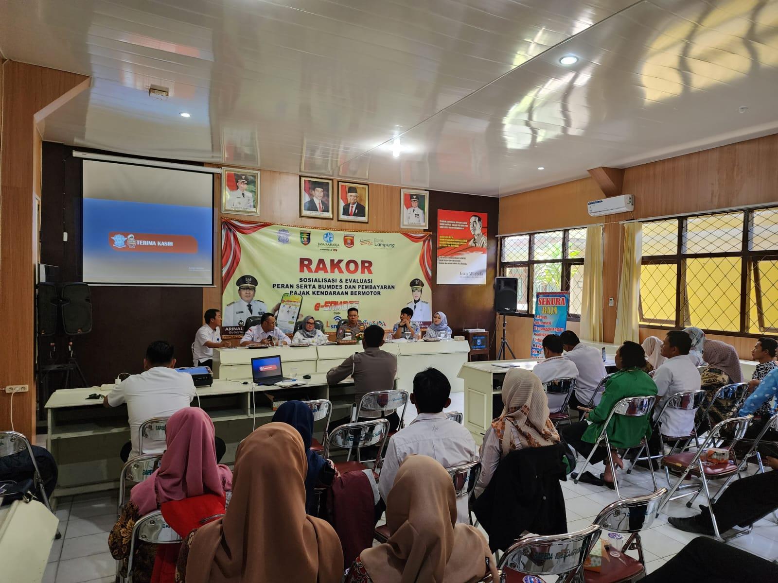 Sat Lantas Polres Lampung Barat Sosialisasi Tentang Penghapusan Register Kendaraan Bermotor