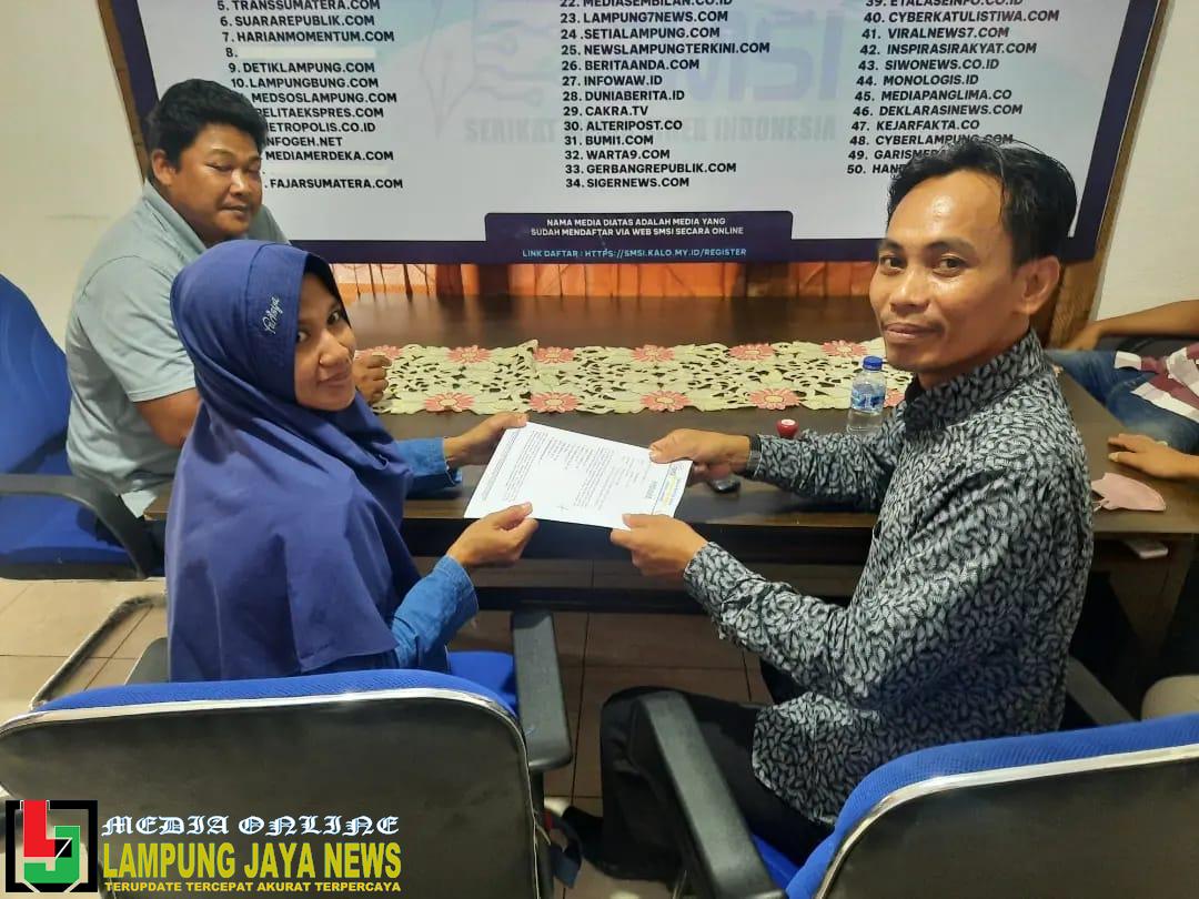LBH SMSI Lampung Berikan Bantuan Hukum Terhadap Korban Nasabah PT.Pegadaian