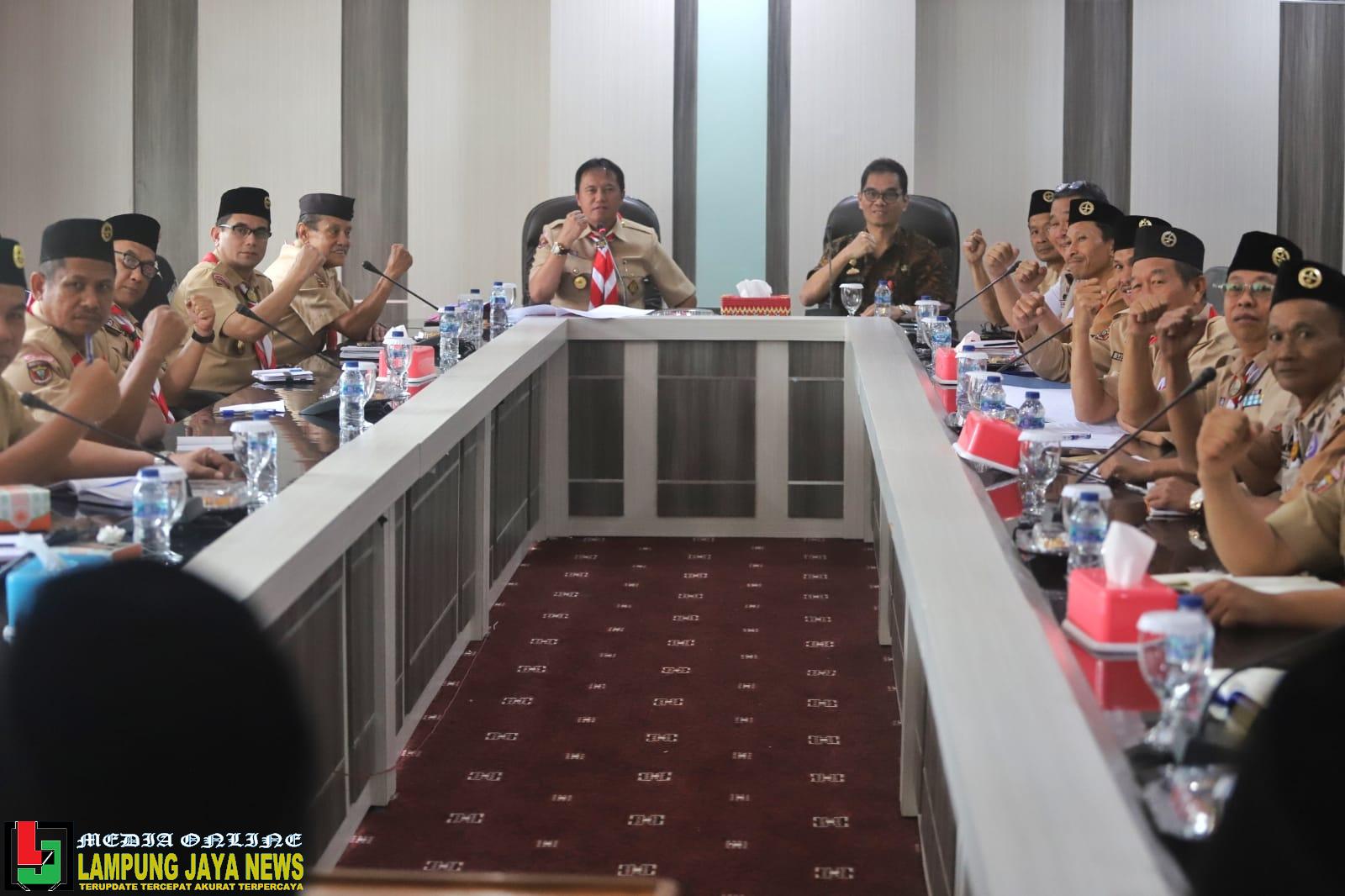 Mabicab Gerakan Pramuka Lampung Barat Gelar Musyawarah Rencana Program Dan Kegiatan Tahun 2023