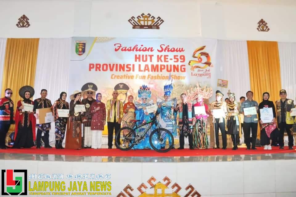 Lomba Fashion Show, Turut Meriahkan Rangkaian HUT Ke-59 Provinsi Lampung