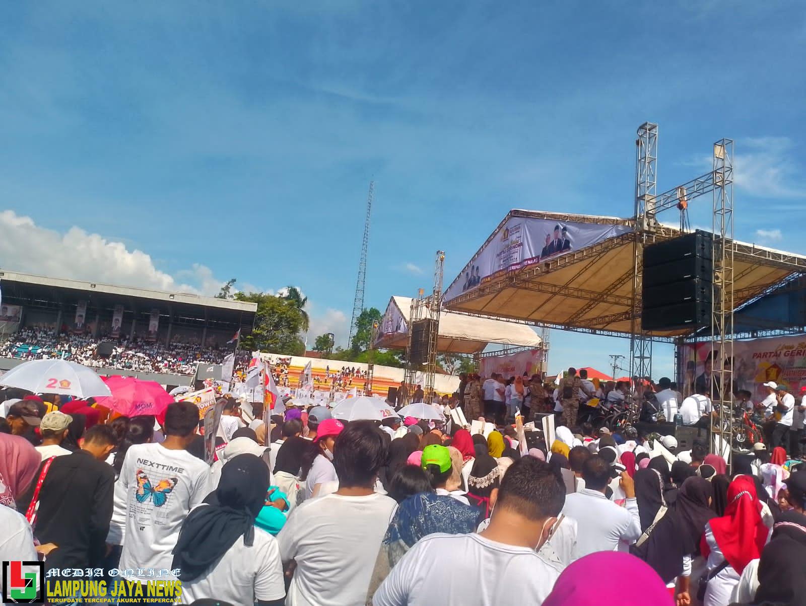 Meriah, Jalan Sehat Bersama Partai Gerindra Dibanjiri Masyarakat