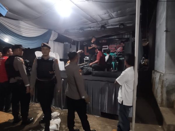 Lewati Batas Keramaian, Polsek Talang Padang Bubarkan Orgen Tunggal di Gisting
