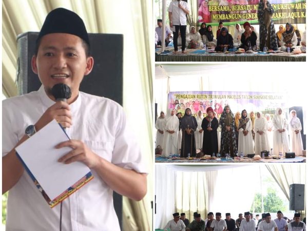 Wakil Bupati Ardian Saputra, S.H Hadir Pengajian Akbar Forum Silaturahmi Majelis Taklim Sungkai Selatan