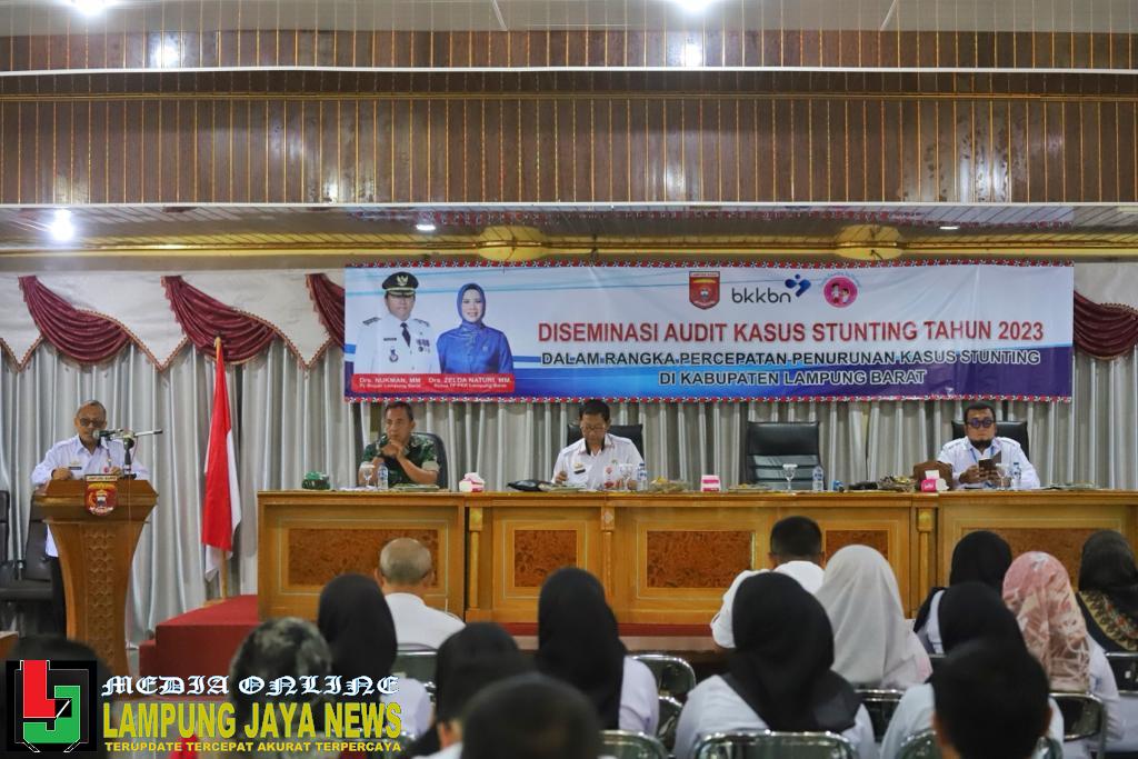Pemerintah Kabupaten Lampung Barat Menggelar Diseminasi Audit Kasus Stunting Tahun 2023