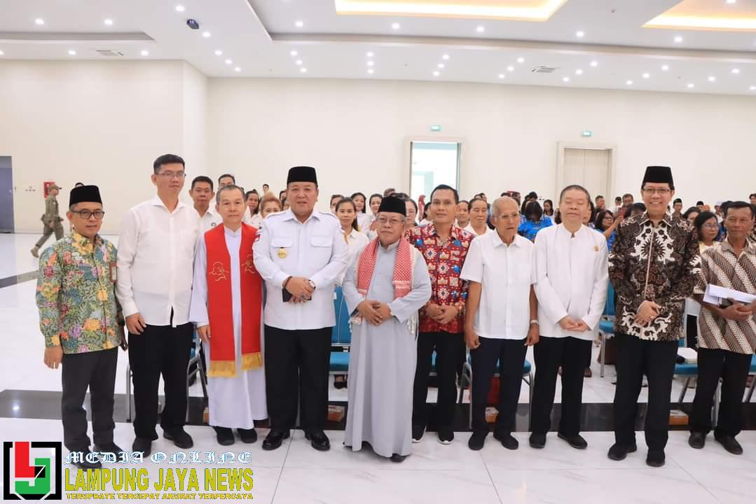 Jelang Pemilu 2024, Pemerintah Provinsi Lampung Gelar Doa Bersama Lintas Agama FKUB