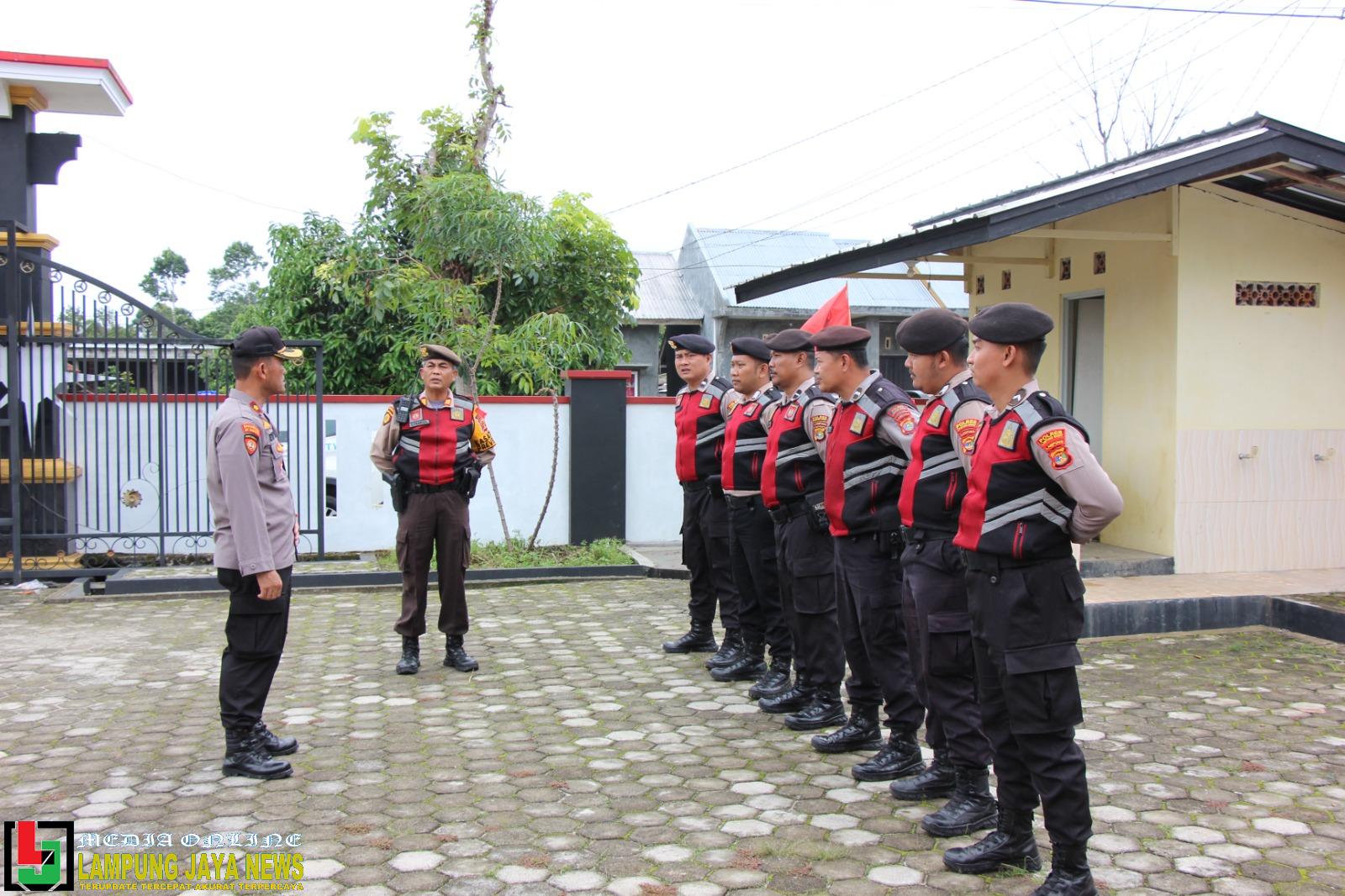 Tahapan Kampanye Pemilu 2024, Polres Lampung Barat Lakukan Pengamanan
