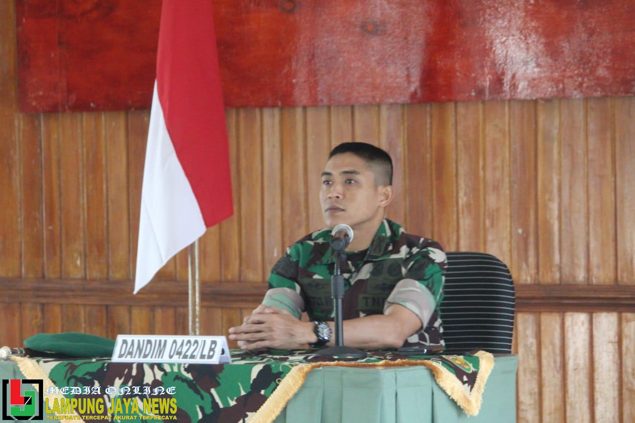 Letkol Inf Rinto Wijaya Dandim 0422/LB Berikan Jam Komandan Terkait Netralitas