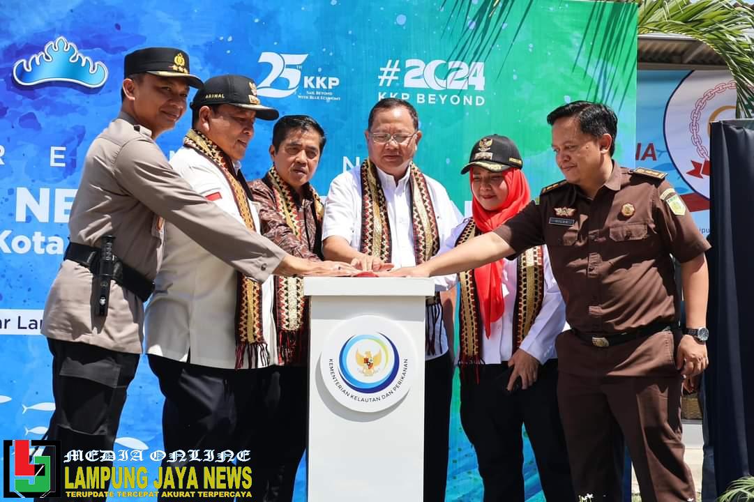 Bersama Ketua Komisi IV DPR RI dan Dirjen PDSPKP KKP, Gubernur Arinal Djunaidi Resmikan Kampung Nelayan Modern Kedua di Indonesia