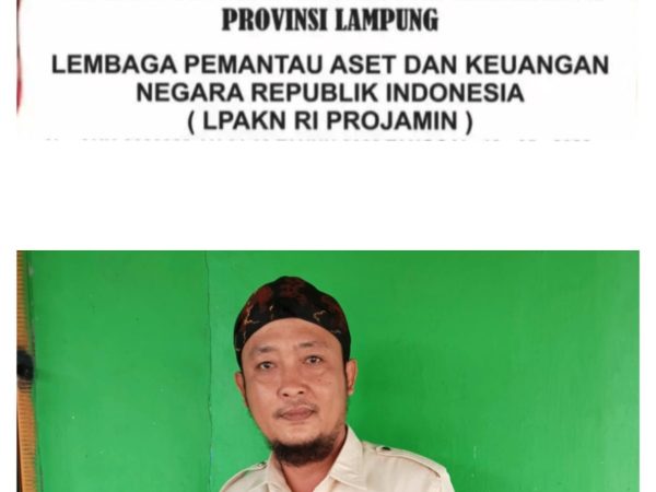 Ketua DPK LPAKN-RI PROJAMIN Tuba, Mengapresiasikan Kinerja Tekab 308 Polres Tulang Bawang