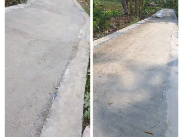 Pemerintah Pekon Way Kerap Laksanakan Pembangunan Jalan Usaha Tani Sepanjang 500 Meter
