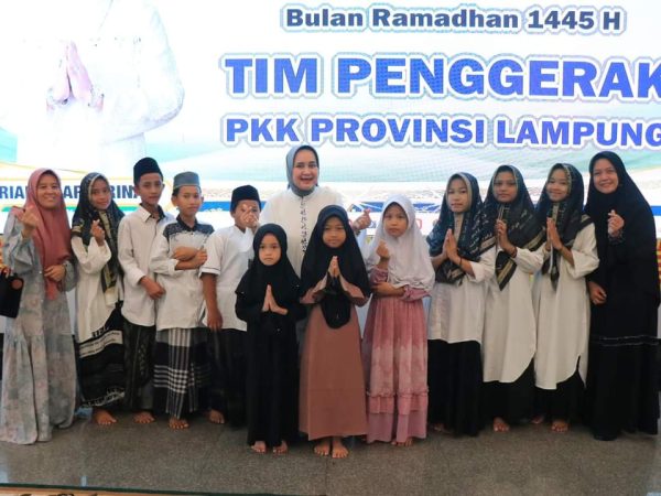 Tim Penggerak PKK Provinsi Lampung Gelar Pengajian Rutin Bulan Ramadan 1445 H