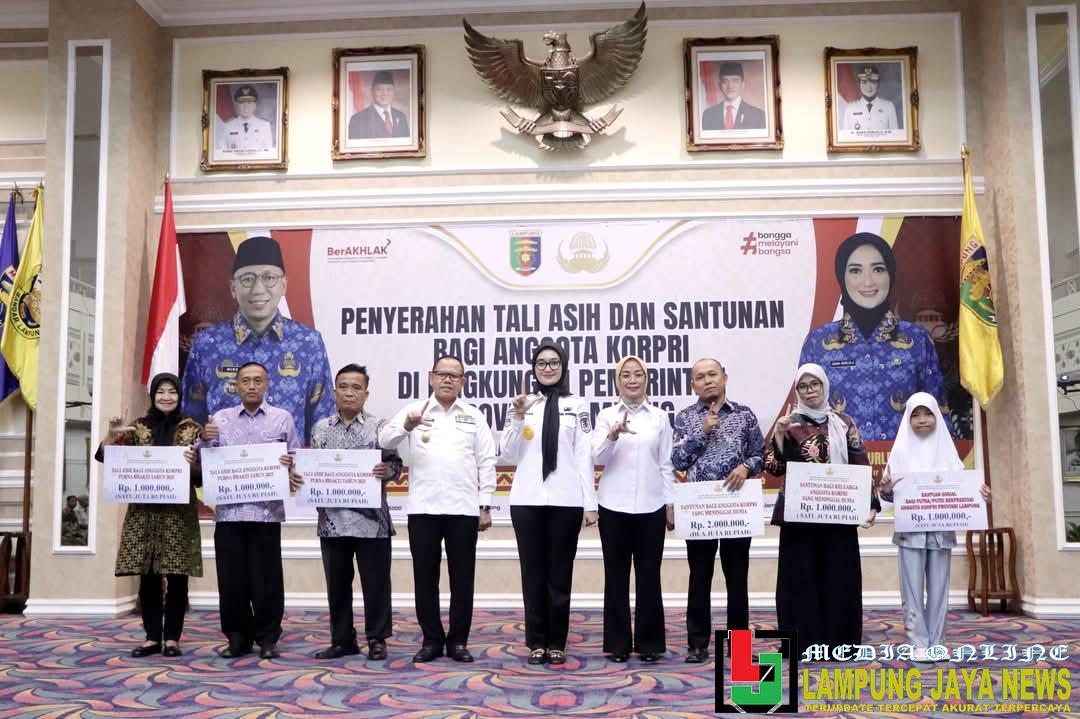 Pemprov Lampung Apresiasi Dedikasi ASN Melalui Program Tali Asih KORPRI