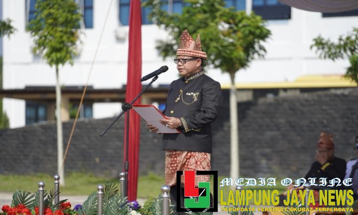 PENJABAT BUPATI MESUJI SULPAKAR JADI INSPEKTUR UPACARA HARI JADI KE-60 PROVINSI LAMPUNG, HUT SATPOL PP KE-74 DAN HUT KE-62 SATLINMAS TAHUN 2024 PENJABAT BUPATI MESUJI SULPAKAR JADI INSPEKTUR UPACARA HARI JADI KE-60 PROVINSI LAMPUNG, HUT SATPOL PP KE-74 DAN HUT KE-62 SATLINMAS TAHUN 2024