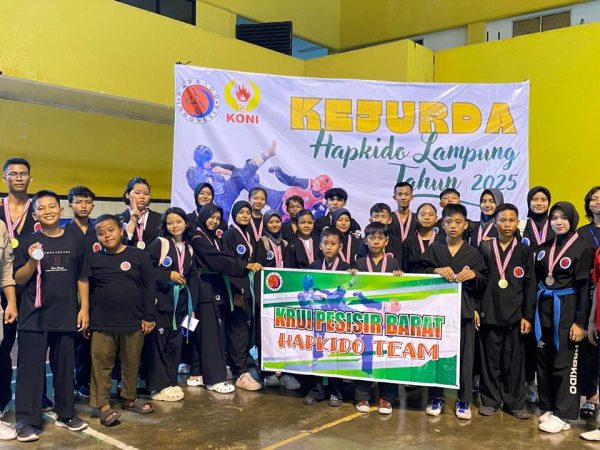 Gemilang di Kejurda ! Hapkido Pesisir Barat Boyong 21 Medali di Kejurda Hapkido Provinsi Lampung 2025 Gemilang di Kejurda ! Hapkido Pesisir Barat Boyong 21 Medali di Kejurda Hapkido Provinsi Lampung 2025