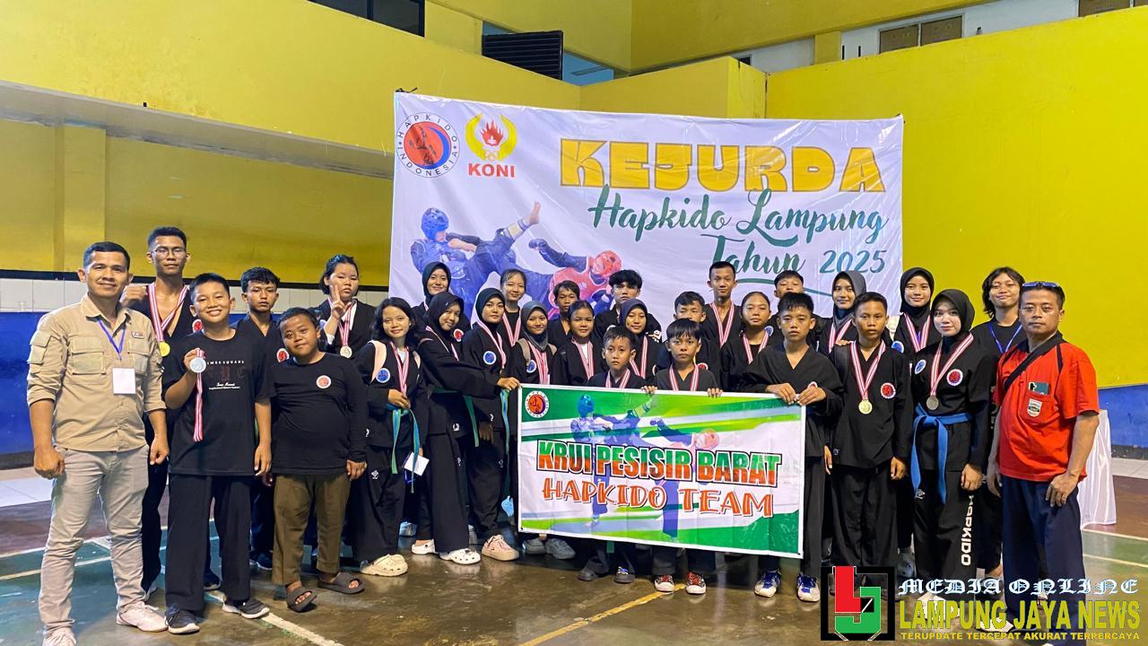 Gemilang di Kejurda ! Hapkido Pesisir Barat Boyong 21 Medali di Kejurda Hapkido Provinsi Lampung 2025 Gemilang di Kejurda ! Hapkido Pesisir Barat Boyong 21 Medali di Kejurda Hapkido Provinsi Lampung 2025