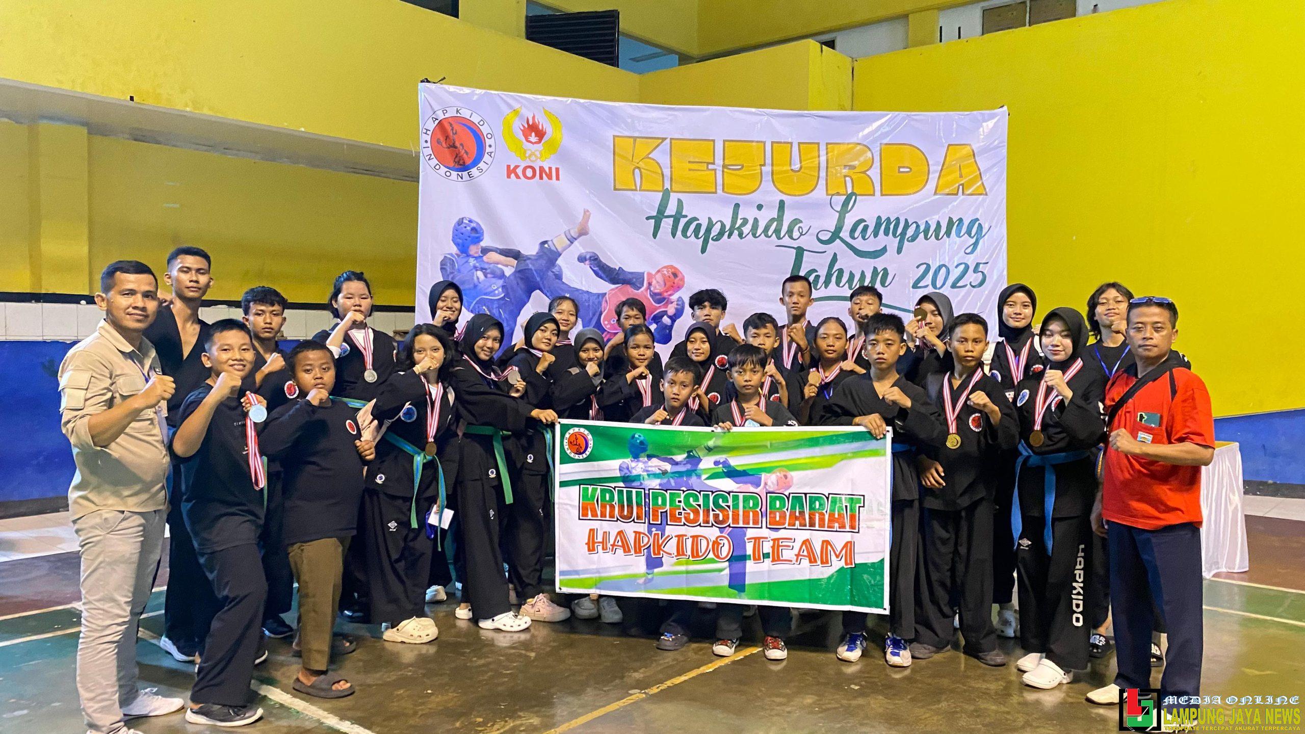 Membanggakan, Atlet Hapkido Pesibar Torehkan 21 Mendali Kejurda Hapkido Provinsi Lampung