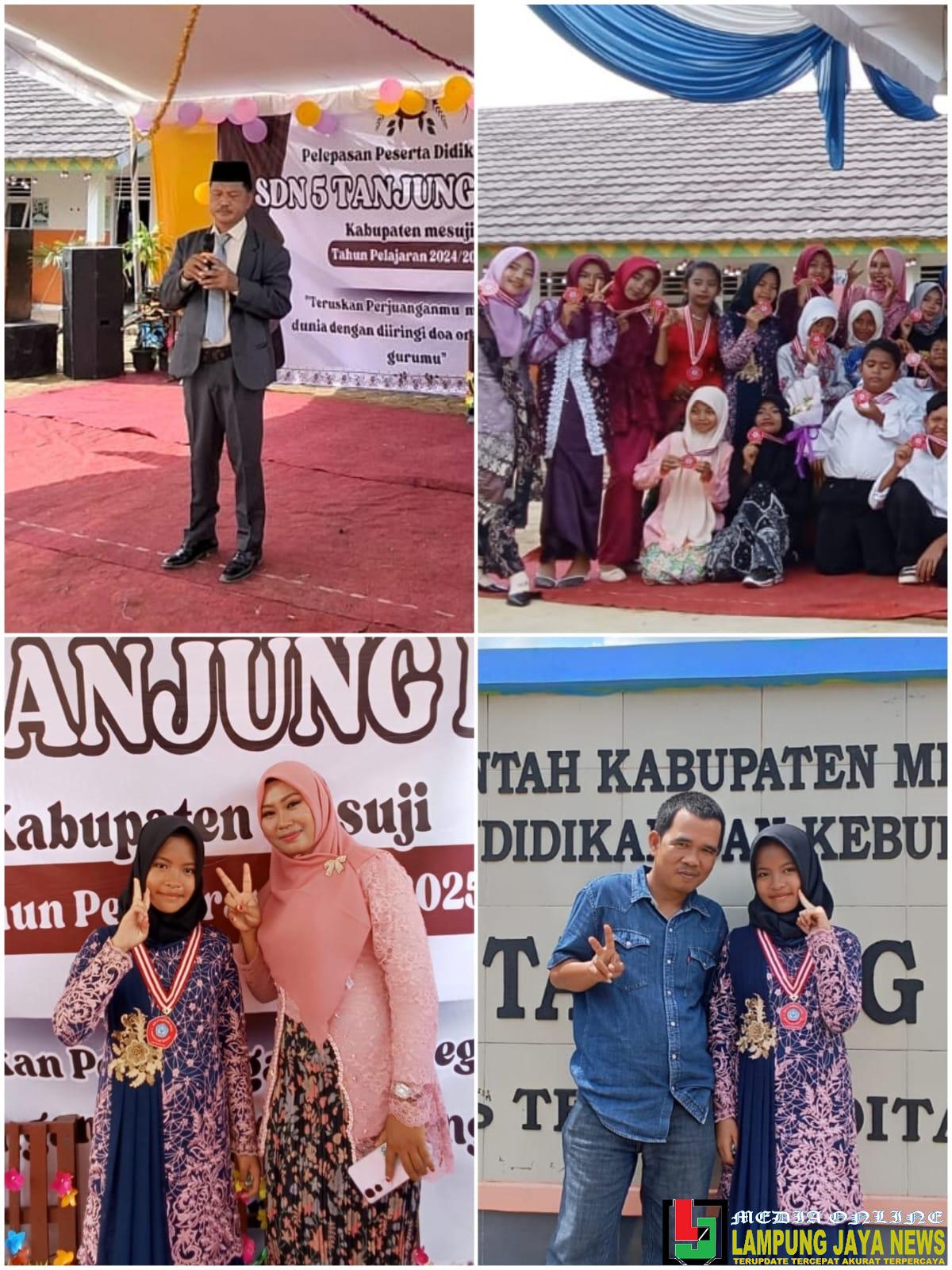 Bawa Tema "Teruskan Perjuanganmu Menghadapi Dunia dengan Diringi Doa Orang Tua dan Gurumu", SDN 5 Tanjung Raya Gelar Pelepasan Siswa Kelas 6 Bawa Tema "Teruskan Perjuanganmu Menghadapi Dunia dengan Diringi Doa Orang Tua dan Gurumu", SDN 5 Tanjung Raya Gelar Pelepasan Siswa Kelas 6