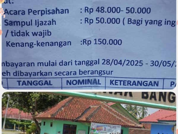 Modus Perpisahan, SDN 01 Rantau Tijang Diduga Lakukan Pungli Tarik Biaya Ke Wali Murid Modus Perpisahan, SDN 01 Rantau Tijang Diduga Lakukan Pungli Tarik Biaya Ke Wali Murid