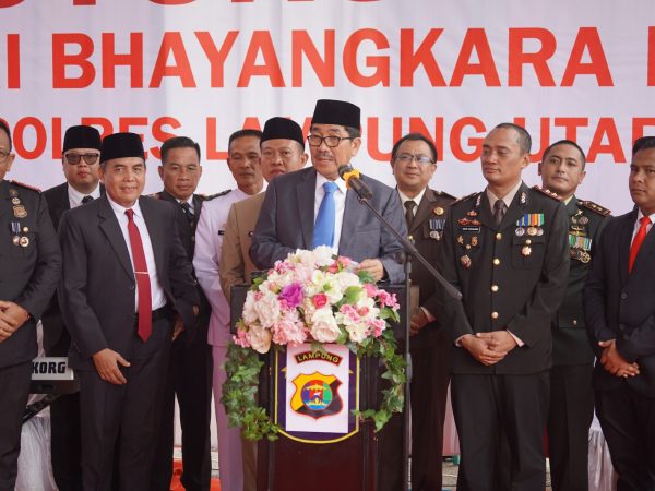 Peringati Hari Bhayangkara Ke-79, Polres Lampung Utara Launching Layanan SP2HP Online