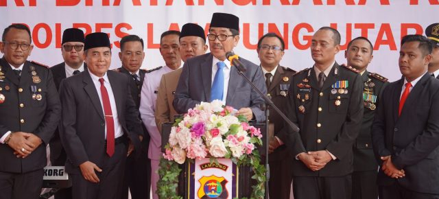 Peringati Hari Bhayangkara Ke-79, Polres Lampung Utara Launching Layanan SP2HP Online