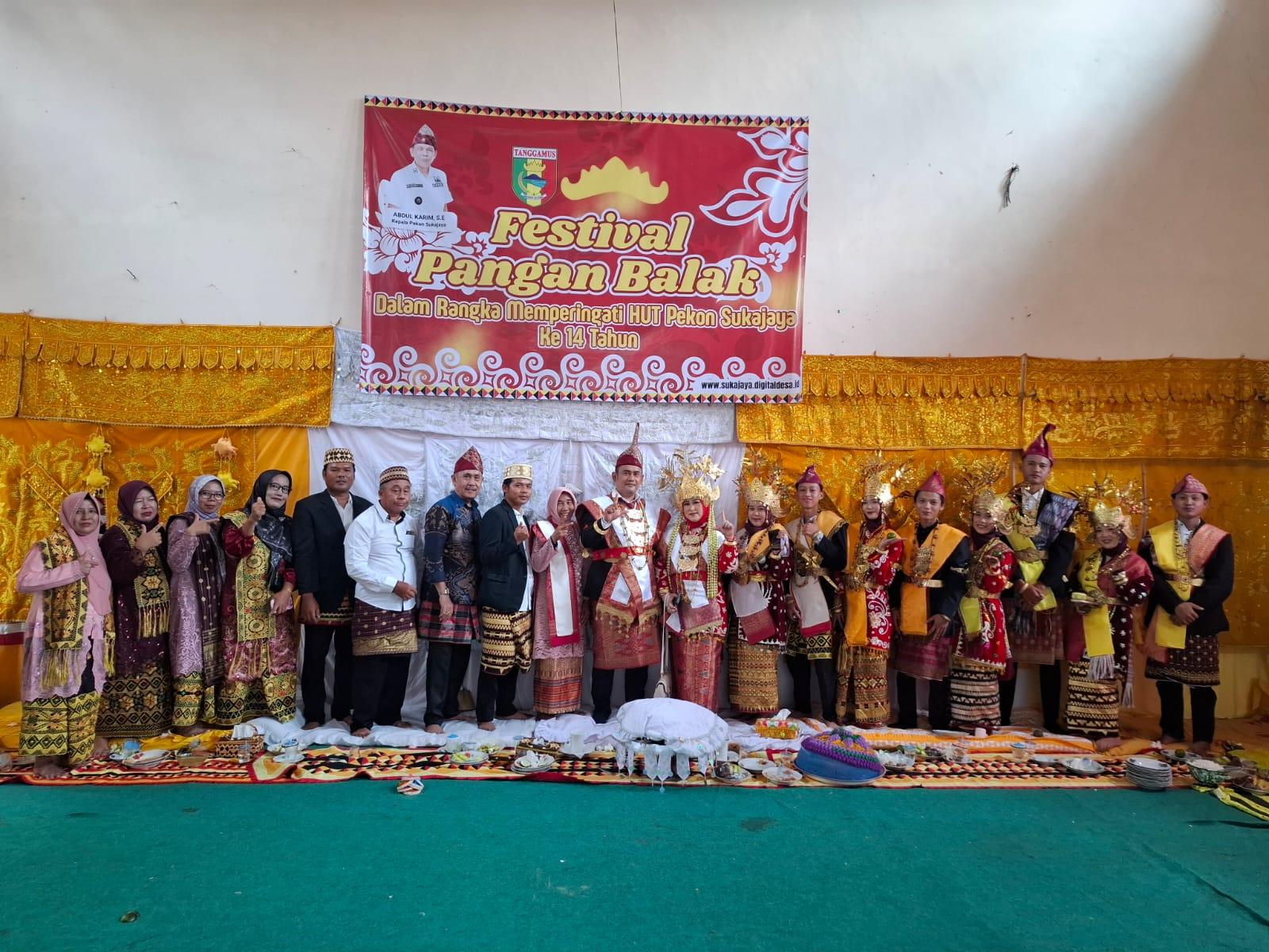 Lestarikan Budaya Lokal, Hari Jadi Pekon Sukajaya Ke-14 Sangat Meriah
