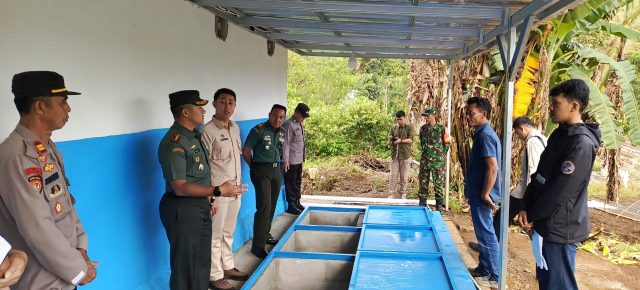 Dandim 0422/Lampung Barat Cek Lokasi Dapur Sehat SPPG