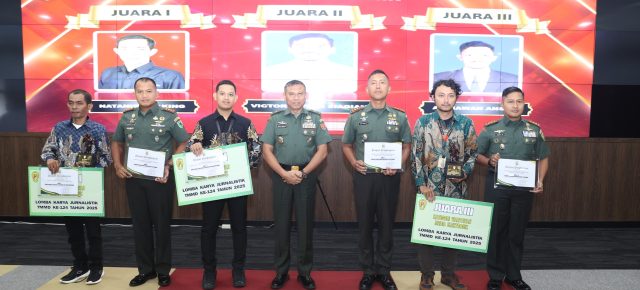 Kodim 0422/Lampung Barat Raih Penghargaan Lomba Karya Jurnalistik TMMD ke-124 TA 2025