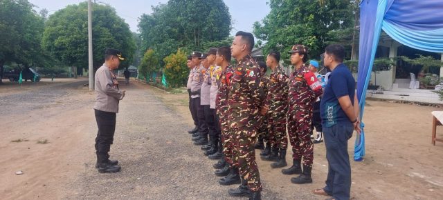 Polsek Tulang Bawang Tengah Berikan Pengamanan Pada Acara Konferensi IV PC Muslimat NU Tubaba