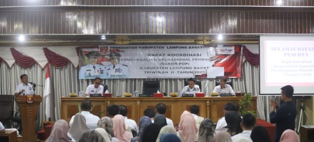 Bupati Parosil Mabsus Buka Rapat Koordinasi POP Triwulan II Tahun 2025