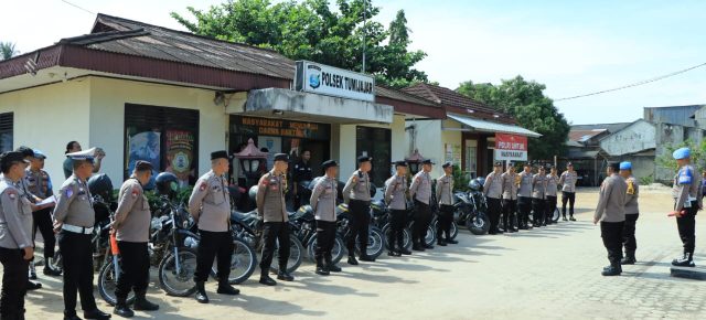 Gaktiblin personil, Sipropam Polres Tulang Bawang Barat Cek Inventaris Ranmor Dan Senpi Jajaran Polsek