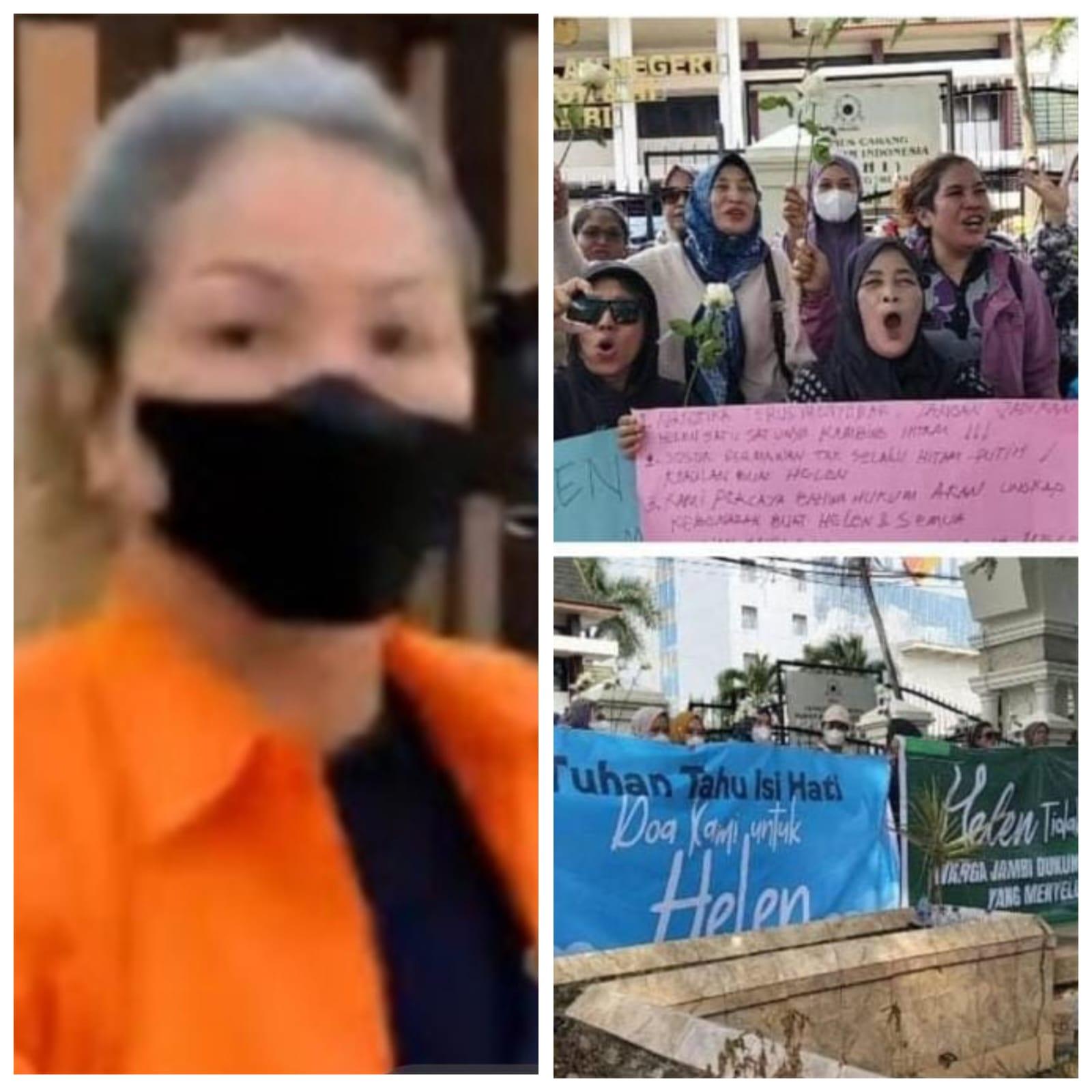 Sidang Kasus Helen Yang Disebut “Ratu Narkoba” Ditunda, Ibu-ibu Aksi Mawar Putih Dengan Teriakan Pinta Keringanan Hukuman Untuk Helen Sidang Kasus Helen Yang Disebut “Ratu Narkoba” Ditunda, Ibu-ibu Aksi Mawar Putih Dengan Teriakan Pinta Keringanan Hukuman Untuk Helen