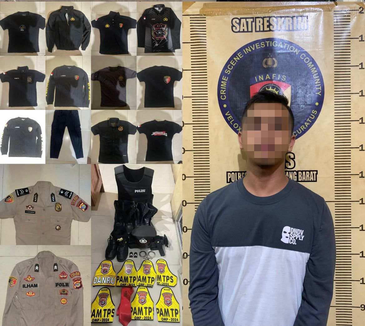 Polres Tulang Bawang Barat Ungkap Kasus Penipuan dan Penggelapan Bermodus Polisi Gadungan Polres Tulang Bawang Barat Ungkap Kasus Penipuan dan Penggelapan Bermodus Polisi Gadungan