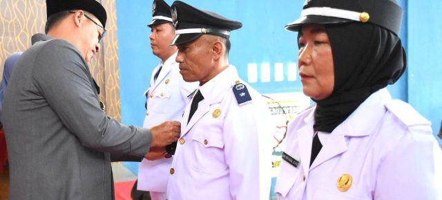 Lantik Tiga Penjabat Kepalo Tiyuh, Bupati Novriwan Tekankan Kepemimpinan yang Amanah