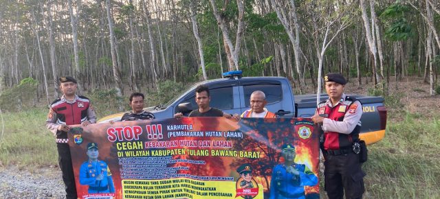 Sat Samapta Polres Tulang Bawang Barat Gelar Patroli dan Sosialisasi di Daerah Rawan Karhutla Sat Samapta Polres Tulang Bawang Barat Gelar Patroli dan Sosialisasi di Daerah Rawan Karhutla