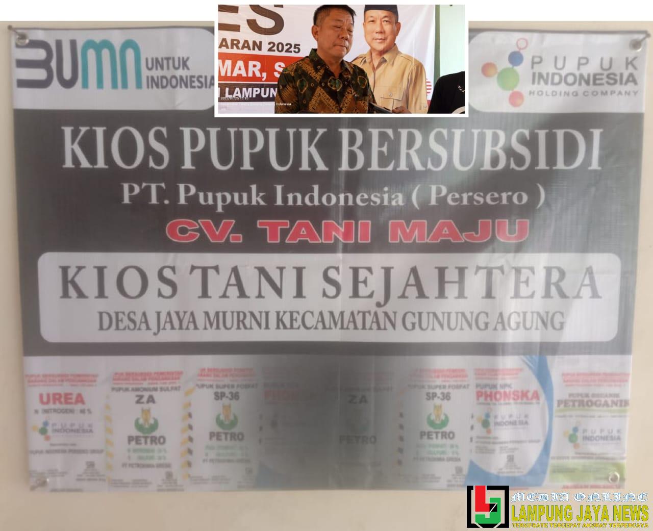 Petani Tubaba Keluhkan Harga Pupuk Subsidi di Atas HET, Diduga Ada Permainan Distributor – Putra Jaya Umar Siap Bongkar ke DPRD Provinsi