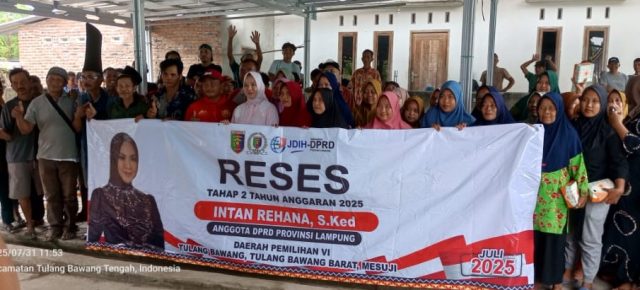 Gelar Reses Tahap II, Intan Rehana, S.Ked Tegaskan Kepalo Tiyuh Harus Berada di Garda Terdepan Perjuangkan Kejelasan Tanah R