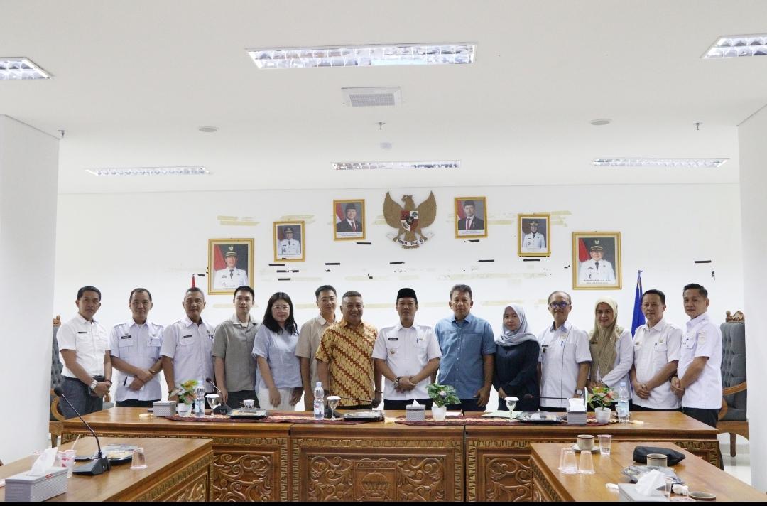 Bupati Dedi Irawan Sambut Kunjungan Kerja PT GSM