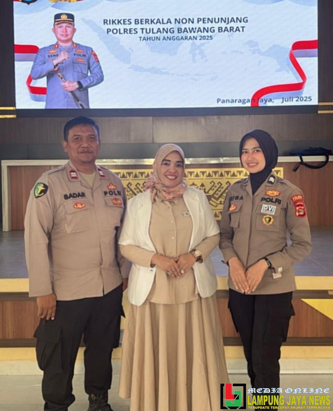 Sidokkes Polres Tulang Bawang Barat Rutin Cek kesehatan Personel secara berkala non Penunjang Tahun 2025