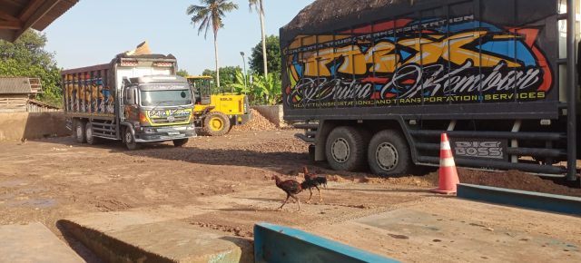 Diduga Langgar Perda, Lapak Singkong di Tumijajar Gunakan Truk Overload