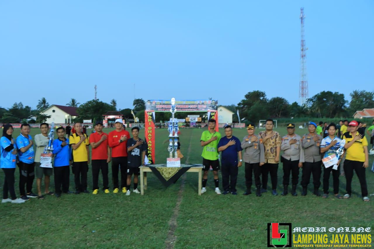 Turnamen Sepak Bola Kapolres Tubaba Cup 2025 Dalam rangka hari Bhayangkara ke-79 Resmi Ditutup